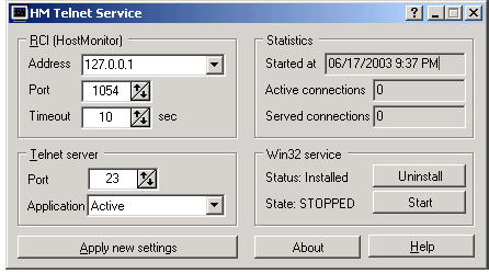 telnet service